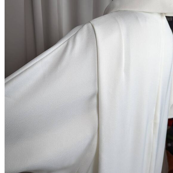 Camilla and Marc High Neck Oversized Shirt Dress White Size 6 - Picture 12 of 14